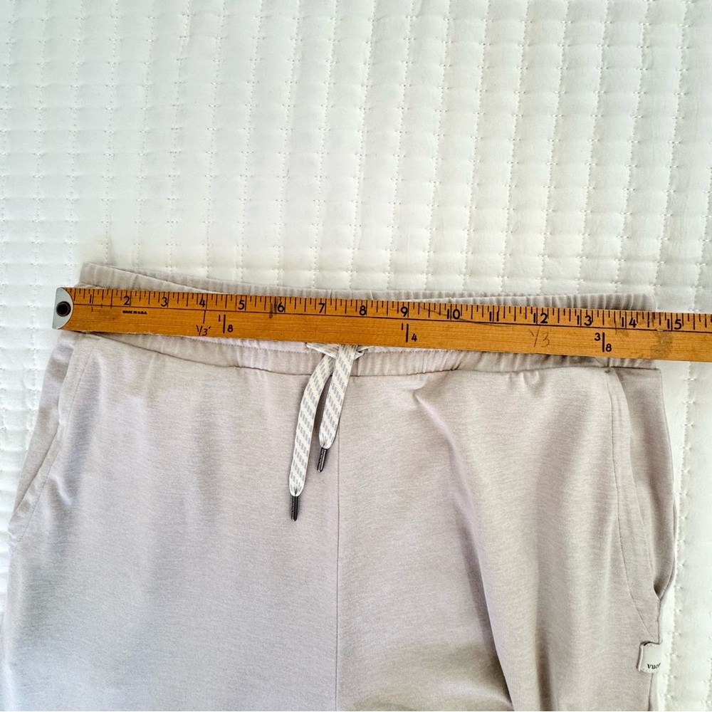Vuori Halo Essential Wideleg Ecru Heather Med - Picture 8 of 12